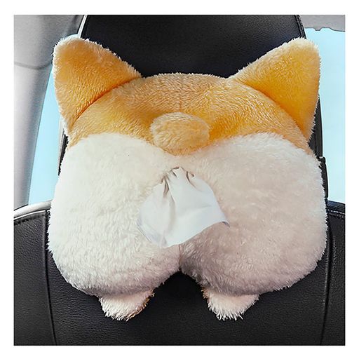 ファスナー式ティッシュケースはティッシュを入れやすい。 調整可能なゴムバンドを使用しており、取り付けに工具は必要ありません。車のヘッドレスト、サンバイザー、アームレスト、コンソールボックス、フックなど、車内のどこにでも取り付けることができます。 面白いデザイン。 面白くてかわいい漫画の犬は、車だけでなく、家やオフィスを飾ることができます。 立体的な耳、肌にやさしい、柔らかな一方向ジッパー、丈夫で耐久性があります。 場所に制限はなく、好きな場所に置くことができます。 ティッシュボックス、サイズ:25 * 23cm;長さ15cmまでの紙をポンピングするために使用できます。