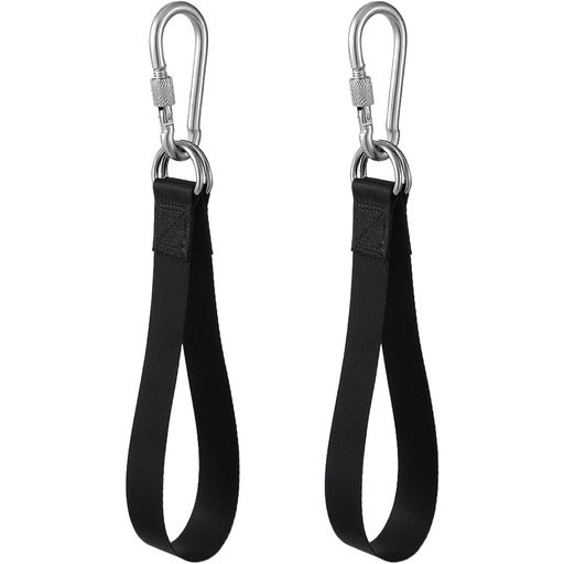 Rakuten - Cyiiifaブランコ固定ベルト2個/D字バックル2個付き30cmハンモックベルト耐荷重量200kg吊り下げ固定用ベルト屋外固定ロープなキャンプハンモックストラップ耐摩耗滑り止め安全簡単設置耐久