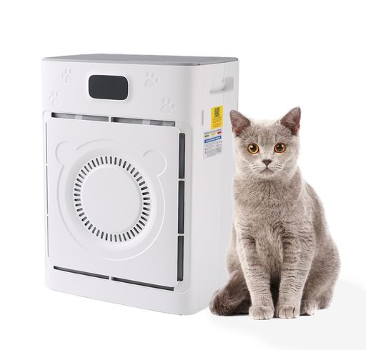 UEEYAC(ユーヤク)空気清浄機ペット用花粉対策20~30畳対応CADR285m3/hH13HEPA4層フィルター改良型炭素脱臭PM2.5リアルタイム測定APP遠隔操作静音節電コンパクトPSE&TELEC認証済み集毛