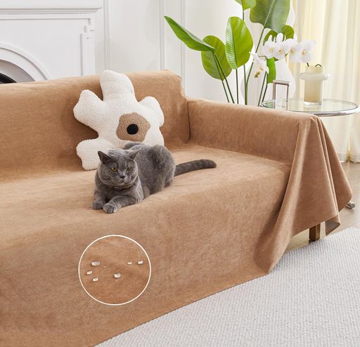 乐天商城 - HomeFirstマルチカバー長方形撥水加工ズレ防止ソファーカバー防水犬猫対策ソファカバー3人掛け肘付き肘なし防水ソファーベッドカバー滑り止めソファーシーツ多機能無地北欧風ブランケ…