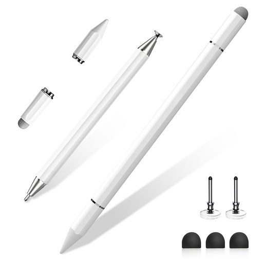 【3WAY多機能デザイン &amp; 多彩な使用シーン】本品は画期的な3WAYデザインを採用し、円盤チップ、導電ファイバーチップ(およびボールペン先)を一本に集約。円盤チップは精密で画面を傷つけにくく、書字やサインに使用できます。ファイバーチップは滑らかで高感度、ゲームやネット閲覧を快適に楽しめます。さらに普通のボールペンとして紙への筆記も可能。一本で多用途に使え、仕事、学習、絵描き、ゲームなどあらゆるシーンに対応します。 【磁気式紛失防止キャップ &amp; 充電不要の簡単操作】軽量なアルミニウムボディに、創新の磁気吸引(マグネット)式キャップを装備。紛失防止だけでなく、端末に吸着させて持ち運びも便利です。Bluetooth接続や充電は一切不要。電源を入れる必要もなく、そのままタッチするだけで使用可能。操作は極めて簡単で、電子機器が苦手な方でもすぐに使いこなせます。