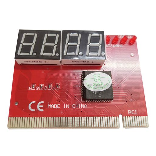 4つのコンピュータのマザーボードのテストカードPCI 5ビットの診断カードのテストカードマザーボードの修理ツールカード 素材:PCBボード アプリケーション:すべてのPCIまたはISAインターフェースコンピュータを持っています。 5 LEDインジケータ:-12、12、RST位、VCC、3V3 Ulyris 商標登録を番号#2022-059006 、アラーム付きセルフテスト機能。