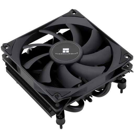 Thermalright AXP 90 X 36 Black CPU風冷放熱器、下圧式放熱器、クラシック黒化金、4本のAGHPホットパイプを含み、AMD/Intel