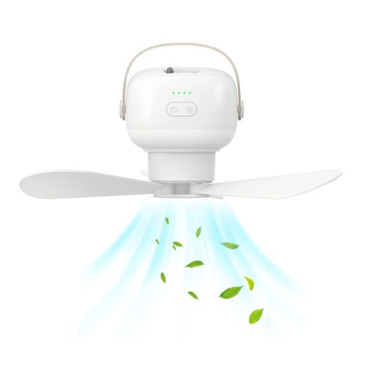 【キャンプ扇風機&10000mAhバッテリー内蔵&LEDライト機能】吊り下げ扇風機天井USB充電式大容量バッテリ..