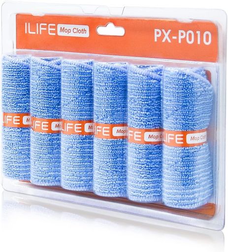 アイライフILIFEV8s/V8e/V80Maxお掃除ロボット交換部品モップ(6枚入り)PX-P010