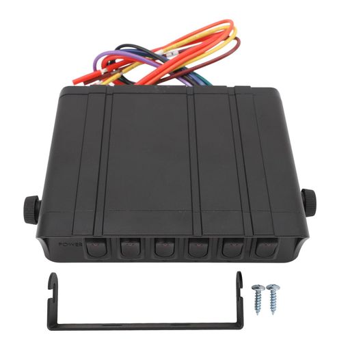 6����󥰥��å��������å��ܥå�����DC12V-24V40AmpSPST�ȥ��륹���å��ѥͥ롢Ĵ����ǽ�ʼ���դ��֥饱�å��դ������å����ȥ��륹���å��ѥͥ�ܥå�������ư�֡���ξ���ܡ��ȡ�RVSUV�ѡ�