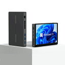 GZBOXミニPC小型pcスティックpc7インチ2in1タッチスクリーンタブレットPCIntelAlderLakeN200(最大3.7GHz)Windows11搭載小型PC16GBLPDDR5512GBSSD充電可