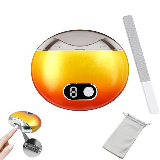 Hipuwu電動爪切り【2024年革新】自動爪切り三段階スピード電動つめきりType-C充電式電動爪削り小型低騒..