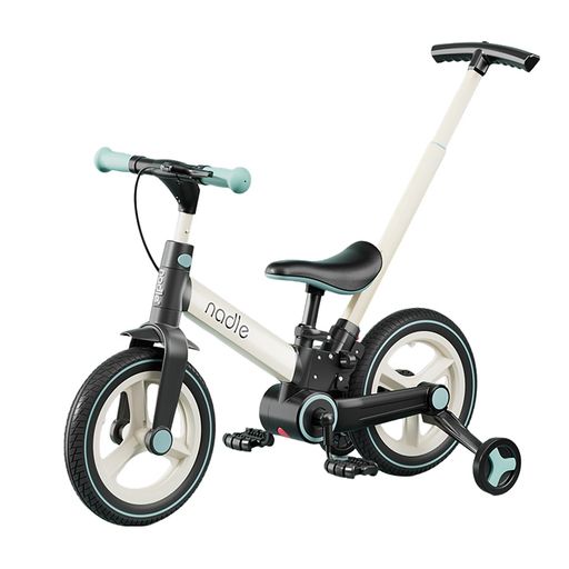 Gorocking 自転車 子供用 12インチ 折りたたみ 一台五役 補助輪&押し棒&スタンド付...