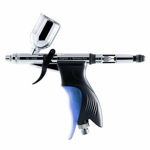 GaahleriエアブラシダブルアクショントリガータイプGHAC-SwallowtailBarbatosRexCo-Artist(自定心挿入..