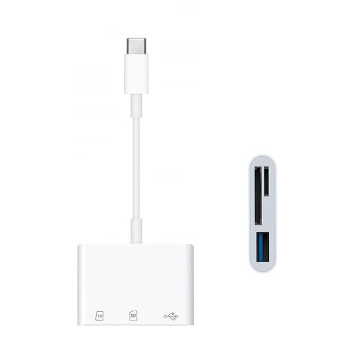 iPhone 15/16/iPad/MacBook/Mac用USB C SDとマイクロSDカードリーダー タイプc iPhone sdカードリーダー Android Type-Cなど機器に適用 OTG機能 高速双方向データ転送 写真保存 設定不要 USB