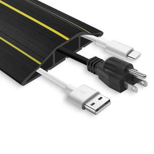 床用配線モールケーブルカバー3M床用モールコードカバー配線カバー床家庭、倉庫、屋外、オフィス、作業..