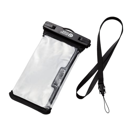 エレコムスマホ防水ケース立体構造サイドボタンが押しやすいIPX8水深10mネックストラップ付き[iPhone16e/16シリーズ/15シリーズ/14シリーズ/SE3など、6.9インチ以下のスマートフォン対応]ブラ…