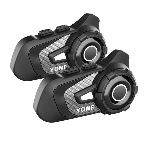 YOMEバイクインカム【最大10人同時通話連続使用40時間】S2Plusインカムバイク用通信機器通信距離2000MBluetooth5.2バイク用インカムバイク無線機異なるインカムとの接続可能強い互換性通信自…
