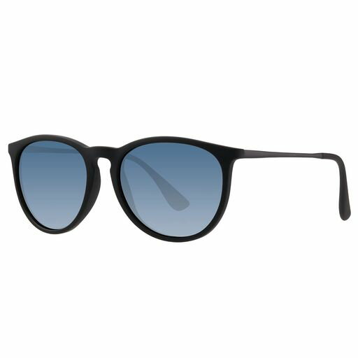 Sunglasses - [ROTAKUMA]サングラス偏光レンズメンズレディースユニセックスおしゃれ超軽量人気tr90UV400運転ドライブ釣り用sunglassformenwomen(ブラックフレーム/ブルーレンズ/ブラックテンプル)
