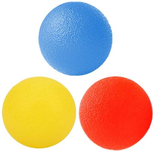 3個セット握力ボールハンドエクササイズボールストレス解消マッサージボール筋力トレ手のリハビリ訓練用