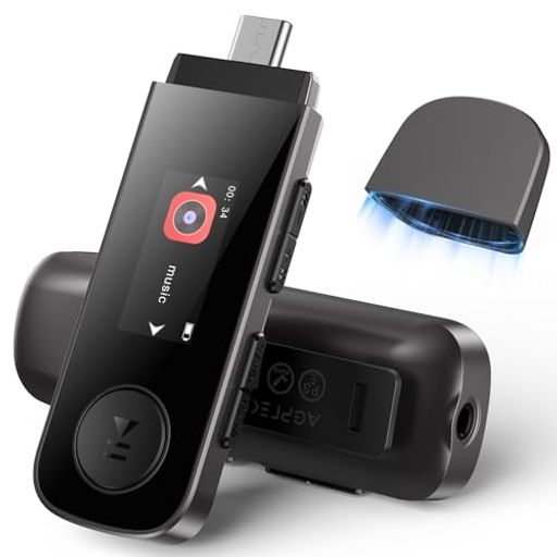 2024USB-Cüܡmp3ץ졼䡼AGPTEKBluetooth5.364GB¢åդڥץ졼䡼HIFIѥ25gĶ̷...