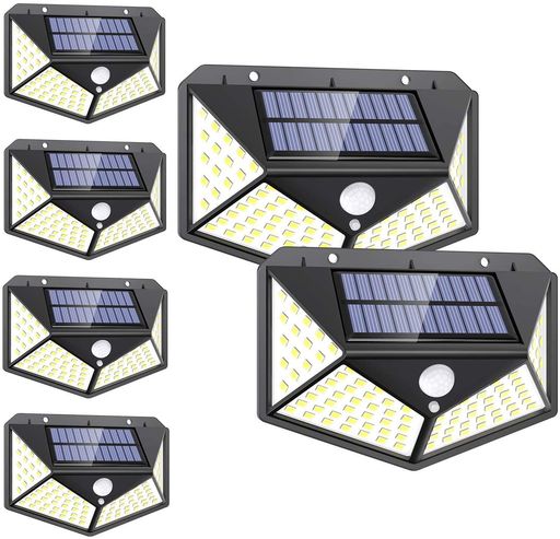 Other - Batoneソーラーセンサーライト【100LED6個セット4面発光】光&人感センサー防犯3つ点灯モード太陽光発電IP65防水自動6個点灯/消灯ガーデンライト屋外ウォールライトガーデン/玄関/駐車場/停…