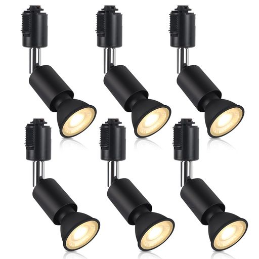 【仕様】口金:E11 | 消費電力:6W(50W形相当) | 全光束:450lm | 入力電圧:AC100V(50/60Hz) ※本製品はE11口金で、口金の直径は11mmで、購入前に口金サイズをご確認ください。※調光器には対応しておりません。 【省エネ&amp;長寿命】6Wの消費電力で、従来の50W形ハロゲン電球に相当する明るさ(全光束450lm)を実現。電気代を大幅にカットしながら、お部屋や店舗を明るく照らします。寿命は約40,000時間で、1日10時間のご使用でも約10年以上取替不要、お金と手間を節約します。 【取付簡単&amp;自由な角度調整】面倒な工事や工具は一切不要。ダクトレールに差し込んで回すだけで、誰でも簡単に取り付けられます。器具は上下90°調節・左右350°回転の角度調整が可能です。照らしたい場所や美術品、インテリア、壁面などに合わせて光の向きを自由自在にコントロールできます。お部屋のレイアウト変更や、店舗の模様替えにも臨機応変に対応でき、理想の空間演出(アクセント照明)を叶えます。 【優れた放熱性】器具本体に放熱効率を高める「放熱孔」設計を採用。