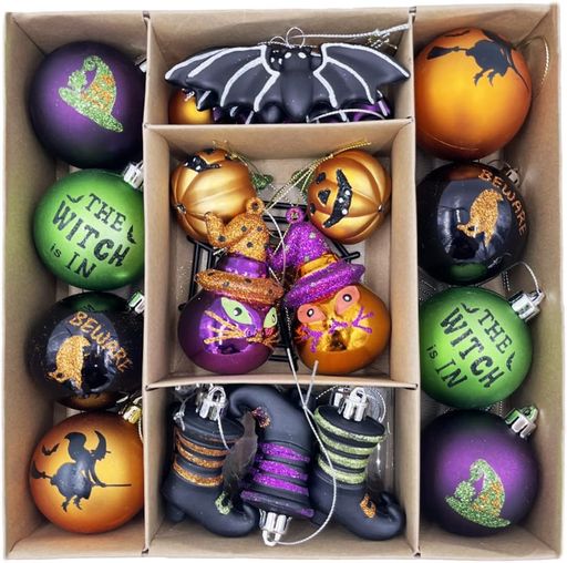 SVNVIOZハロウィン飾りかぼちゃ6cmボールオーナメント装飾豪華北欧ハロウィーンボールパンプキン小物おしゃれパーティー置物壁掛け店舗部屋喫茶店ホームデコレーション