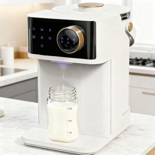 FeeKaa調乳ポットミルクウォーマー自動調乳機ミルク温度調節可能(プラスマイナス5°C単位)電気ケトル/電気ポット/ウォーターサーバー水量設定(プラスマイナス50ml単位)ナイトライト付き省…