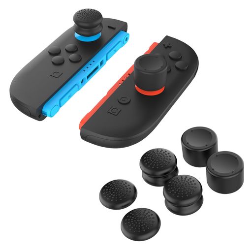 Switch2JoyCon2用アナログスティックカバー【新デザイン仕様登場】スイッチ2ジョイコン2用対応ジョイスティックスプラ保護カバー取り付け簡単滑り止め親指グリップキャップジョイコン2用…