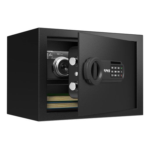 RPNB金庫家庭用小型電子金庫保管庫防犯セーフデジタルキーボード緊急キ...(3.0)