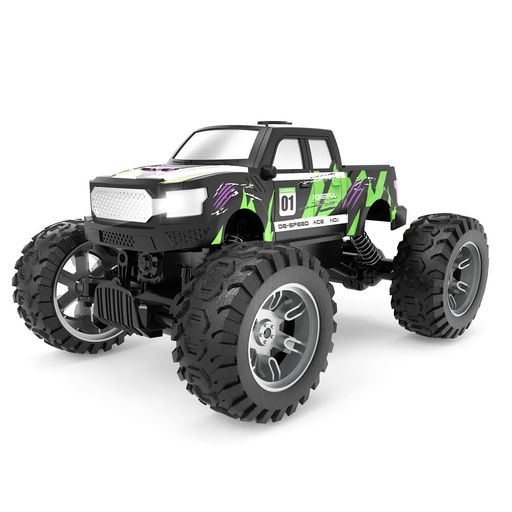 DEERCラジコンカーこども向けオフロード四輪駆動子供1/16スケールRCカーリモコンカー車初心者操作時間7..