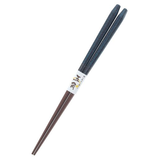 イシダ 日本製 箸 五角 星 あかり 木製 (天然木) 23cm