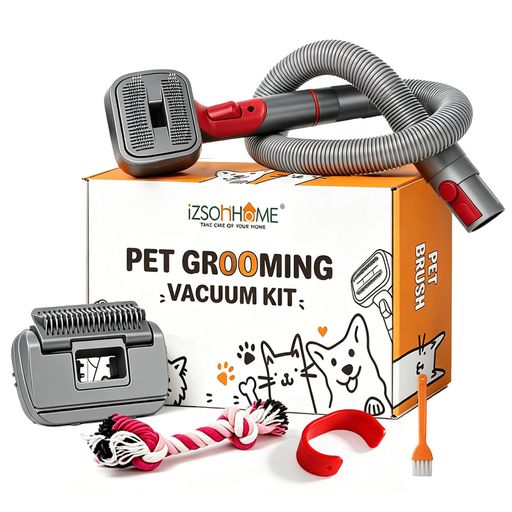Care Supplies - IZSOHHOMEダイソンV7V8V10V11V15対応、犬猫の抜け毛対策とグルーミング用ブラシ、ヘッド2個付き、皮膚マッサージ効果、ロングヘア/ショートヘアのペット用お手入れ簡単コーム、ペットブラシ…