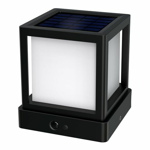 grecare門柱灯ソーラー門柱ライト門灯置き型LEDソーラーライト屋外人感センサーライト最大1000lm4000k..