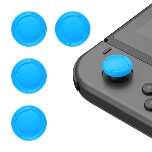 【4個セットで交換に便利】:Switch Joy-Con用ジョイスティックカバー4個セット。交換用や予備として使いやすく、ゲームスタイルに合わせて手軽に付け替え可能 【スティックをキズや汚れから保護】:アナログスティック部分をカバーし、日常使用による擦れやホコリ、汚れから守ります。コントローラーを長くきれいに使用したい方におすすめ 【滑り止め設計で操作性アップ】:指先にフィットしやすい表面加工で、細かな操作も安定しやすいデザイン。長時間のゲームプレイでも快適な操作感をサポート 【簡単装着で工具不要】:Joy-ConやSwitch Liteのスティック部分に被せるだけで簡単取り付け。面倒な工具や複雑な作業は不要で気軽に使用できます 【幅広いSwitchシリーズ対応】:Nintendo Switch、Switch Lite、Switch OLEDのJoy-Conスティックに対応。ゲーム環境を手軽にカスタマイズできる便利なアクセサリー