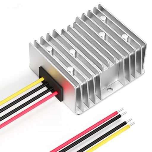 【12v-5v変換 高出力タイプ】 DC8〜40V入力を安定したDC5V出力に変換するdcdc 12v 5v コンバータ。最大25A/125W対応で、車載機器や産業用機器、研究用途にも最適。 【多重保護機能で安心】 過電圧、低電圧、過電流、過負荷、過熱、短絡を自動的に保護。異常時は自動復帰し、接続した機器をしっかり守ります 【防水・耐久設計】 アルミ合金ケース+IP67防水構造。雨や湿気、振動やほこりの多い環境でも使用可能。トラックやボート、屋外設備でも安心。 【高効率変換】 同期整流技術により変換効率は95%以上。安定性が高く、長時間稼働でも熱がこもりにくい設計。研究室の連続試験にも適合。 【幅広い用途】 自動車・大型トラック・キャンピングカー・バス・船舶・ソーラー発電設備に加え、実験室・研究室での電子機器試験や開発装置の電源供給にも対応。