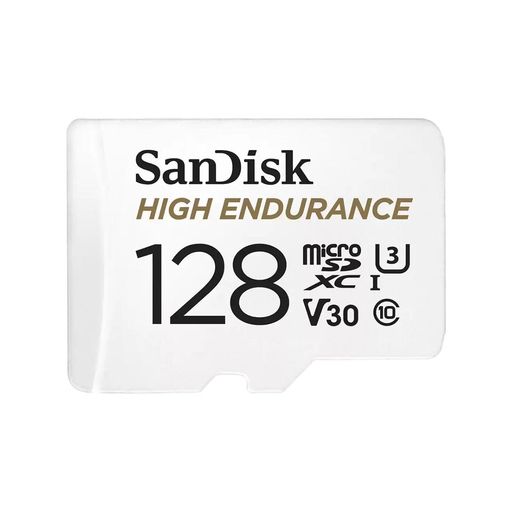 SANDISK 128GB 高耐久性ビデオmicroSDXCカード ドライブレコーダーとホームモニタリングシステム用 - C10、U3、V30、…