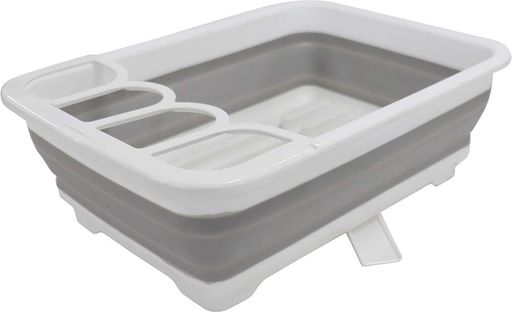 サイズ(約): 37.2x27.5x12.3cm、折り畳み時高さ/5.5cm 本体重量(約):0.56kg 素材・材質:ポリプロピレン (耐熱温度120度、耐冷温度-20度)、熱可塑性エラストマー (耐熱温度80度、耐冷温度-20度) 生産国:中国