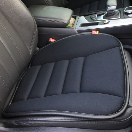 Cushion - 車座布団シートクッション低反発車クッション通気性体圧分散お尻が痛滑り止め付き四季通用家庭車両両用軽量設計取り付け簡単(ブラック)