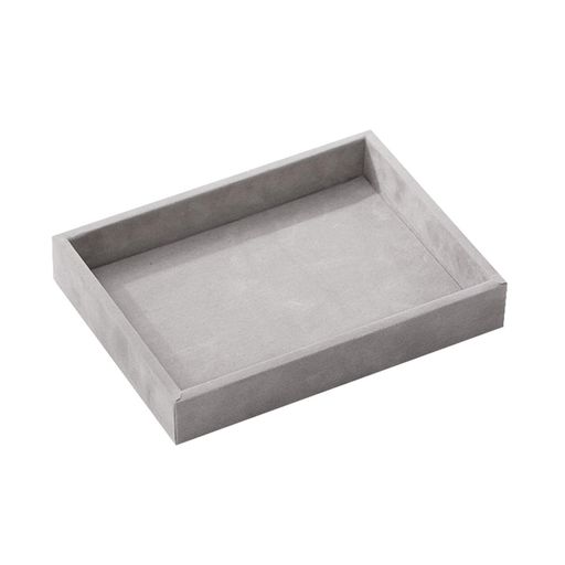 アクセサリーメガネケースメガネディスプレイトレイ優雅なジュエリーケースフラットトレイ展示ケース宝石トレイディスプレイ展示ブレスレットグレーアクセサリートレイジュエリート…