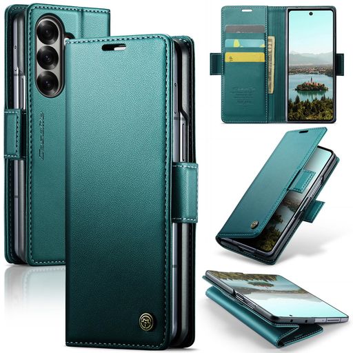 ReHowy Samsung Galaxy Z Fold 7 対応 ケース 手帳型 PUレザー 携帯便利 ギャラクシーZフォールド7 保護カバー 衝撃防止 擦り傷防止 全面保護 磁気バックル付き スタンド機能付き カード収納 コイン…