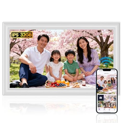 【高精細ワイド画面&amp;広視野角】10.1インチ Wi-Fiデジタルフォトフレーム1280x800の高解像度、16:9 ワイドスクリーン、と178°の広視野角を採用。お部屋のどこからでも、鮮明で色鮮やかな写真をお楽しみいただけます。タッチ操作で明るさと音量を簡単調整でき、お好みの表示にカスタマイズ可能。付属の取り付けネジで壁掛けもデスク置きも自由に、家族や友人との大切な瞬間をいつでも身近に。 【スマホでかんたん瞬時共有&amp;プライバシー保護】無料専用アプリ「Uhale」はAndroidとiOSの両方に対応しており、写真や動画の転送をこれまでにないほど簡単にします。このデジタルフォトフレームを使う、スマホやパソコンから写真や動画をすぐにフレームへ転送できます。Wi-Fi接続で、遠方に住む家族とも安全に思い出を共有可能。離れた大切な人との日常を、より身近に感じられます。 【つながりを深める&amp;無制限の共有機能】:デジタルフォトフレームなら、家族や友人と写真や動画を無制限に共有できます。また、Uhaleアプリを使えば、クリスマス、母の日、誕生日などの特別な日に、パーソナライズされたメッセージを送信できます。