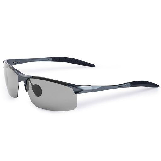 [iFala]サングラスメンズ[偏光x調光・UV400カット]スポーツサングラス自転車運転釣りドライバゴルフバイク野球ランニングテニススキー登山超軽量偏光サングラスレディースレザー収納ポー…