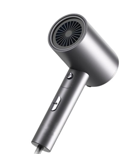 ヘアドライヤー大風量速乾低騒音3段階温度調節冷風・熱風抜け毛対策髪質改善折りたたみ式携帯用ノズル付き過熱保護ヘアケア家庭用/旅行用(グレー)
