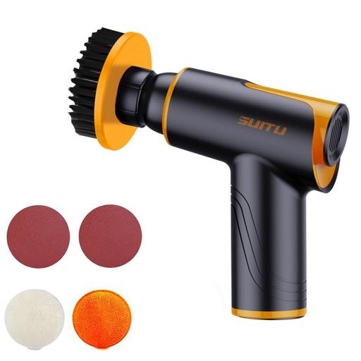 OBESTポリッシャーコードレス車電動研磨面の直径120mm1800RPMミニポリッシャー携帯用7.4V4000mAHUSB充..