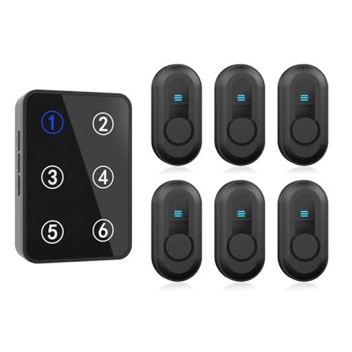 DAYTECHナースコール家庭用呼び出しベルワイヤレス介護用品呼出ベル5段階音量調節38曲選択150M受信距離..