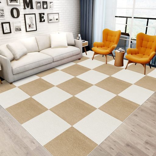 Floor Materials - ジョイントマット大判床フローリングマット【30*30cm30枚(約1.7畳)】Hriiiiyaジョイントマットカーペットフローリング床カーペットタイルマット吸着タイルカーペットズレないめ床タイルカ…