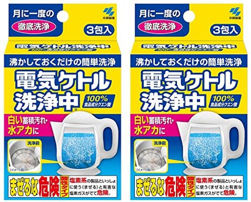 電気ケトル洗浄中 3包 x2セット