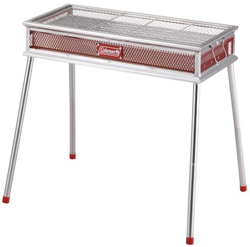 Coleman(コールマン) クールスパイダーステンレスグリルグランデ レッド 170-9430 BBQ バーベキュー キャンプ アウトドア グリル コンロ 炭 焚き火 簡単設営 鉄板 焼網 炭の継ぎ足し簡単