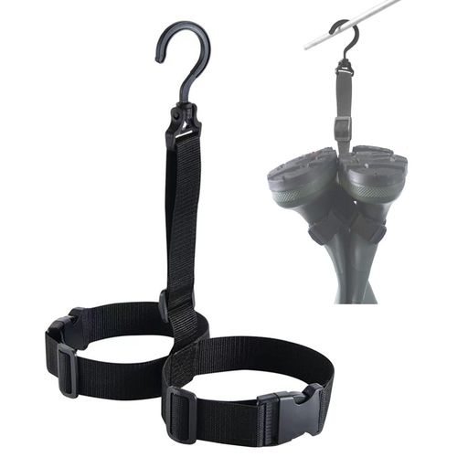 FamGiftシューズハンガー靴乾燥ラック靴干しハンガー調整可能多機能シューズラック360度回転フック付きブーツハンガーレインブーツスノーブーツ長靴用