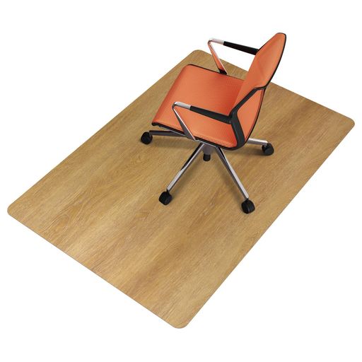 アップデート版ゲーミングチェアマットチェアマット120*90cm木目調PVC素材+グラスファイバーソフトタイプ床保護ズレない凹み防止キズ防止(120*90cm-NEW)