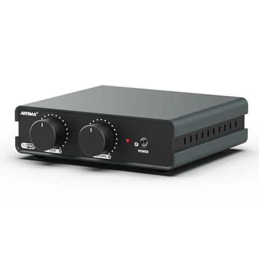 AIYIMAT3PROMM/MCRIAAフォノプリアンプターンテーブル/レコードプレーヤー/家庭用HiFiオーディオ/ステレオアンプ/スピーカー用、プロフェッショナルフォノグラフプリアンプ39dBゲイン&ボリュー…