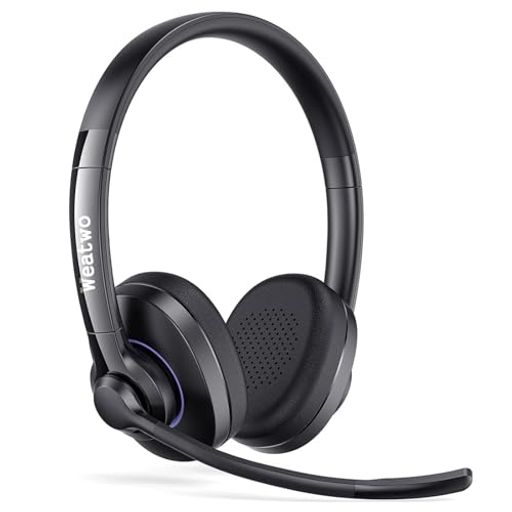 エンターテインメント 『ワイヤレス/有線接続』このワイヤレスヘッドセットはBluetooth 5.1およびClass 1テクノロジーを採用しており、携帯電話、PC、タブレットなどとの高速かつ安定した接続が可能です。さらに、2台のBluetoothデバイスに同時にペアリングできます。付属のUSB-Cケーブルを使用して、有線ヘッドセットとして接続しながら充電することもできます。 『クリアな音質』高度なCVC8.0ノイズキャンセリング技術と最新の信号処理技術を搭載した2つの内蔵マイクにより、クリスタルクリアな通話を実現します。SBC、AAC、APT-X、APT-X HDオーディオコーデックに対応し、漏れに強い40mmスピーカーを搭載しているため、通話や音楽のリッチで高精細な音質を楽しめます。 『一日中快適』146g超軽量のbluetoothヘッドセットで、調整可能なパッド入りヘッドバンドが頭にぴったりフィットします。耳パッドはメモリーフォームと人工タンパク質レザーで作られており、一日中快適で優れた通気性を提供します。